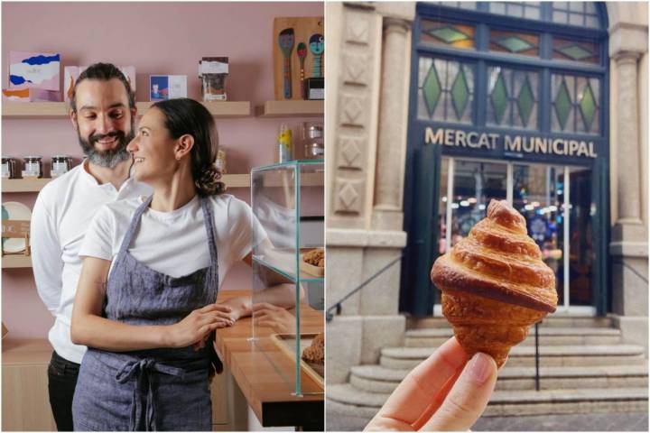 Pastelería artesanal en el Mercat Municipal de Sant Feliu de Guíxols. Foto: Instagram 'Maison Marcel'