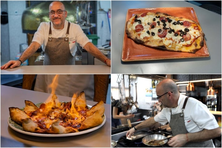 Pizzas clásicas e innovadoras en 'La Mariposa de Fran'. Foto cedida