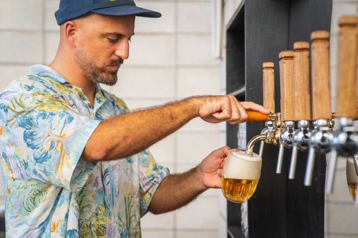 Soletes de Barrio Sevilla cerveza Río Azul