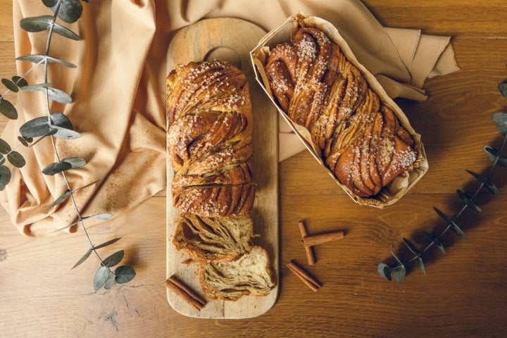 A la clientela de 'Sémola' le encanta el brioche especiado de canela y jengibre. Foto: 'Sémola'