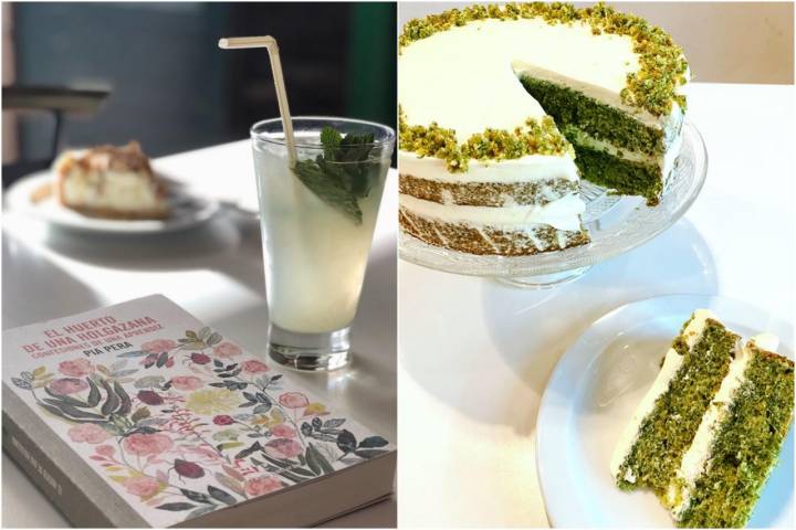 Para merendar: limonada casera con menta y tarta de ortiga. Foto: Instagram ‘Lusco & Fusco Bakery Café’