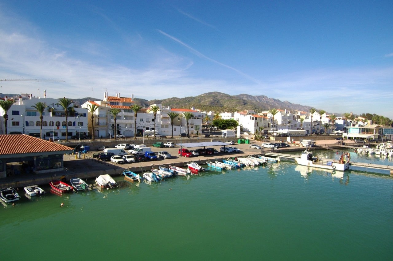 Aerial view of Cases Alcanar in Tarragona. Spain Drone Photo; Shutterstock ID 1238273911; purchase_order: Guia Repsol; job: Soletes Alcanar; client: Repsol; other: 