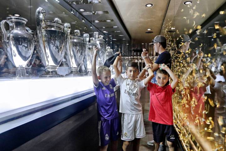 La visita al Tour del Bernabéu es una muy buena opción para familias con niños. Foto: Roberto Ranero.