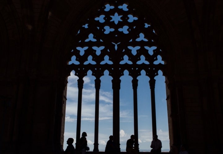 La Seu Vella: arcada del claustro