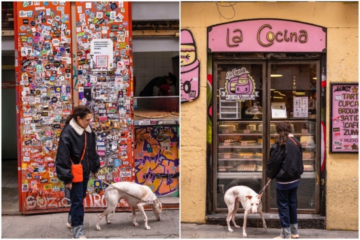 Pasear con tu perro por Malasaña es una gozada.