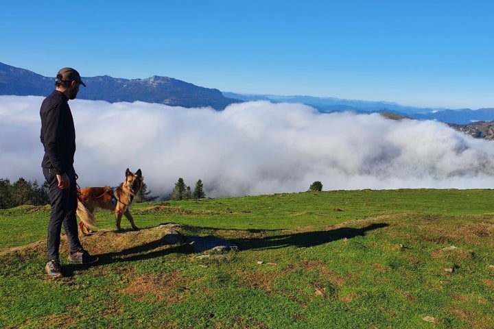 Subida al monte Anboto cima