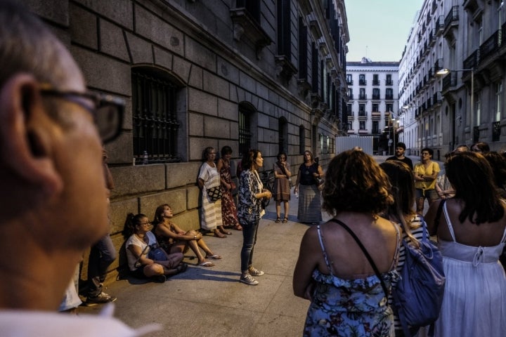 La ruta termina sobre las nueve de la noche.