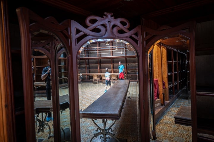 Tienda de telas de Casa Nàvas.