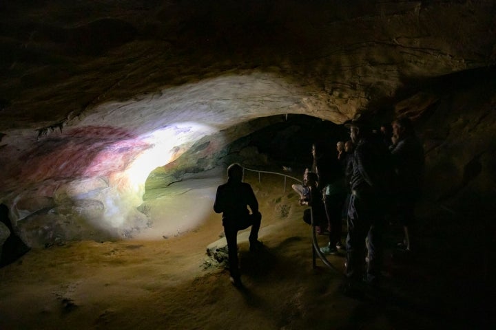 Interior de la cueva