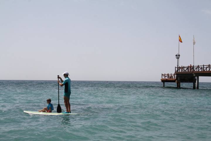También se pueden practicar algunos deportes acuáticos. Foto: J.S.