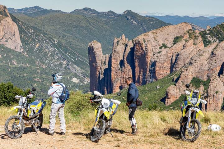 Geocaching Pre Pirineos aragonés: Motoristas en el Mirador de los Buitres