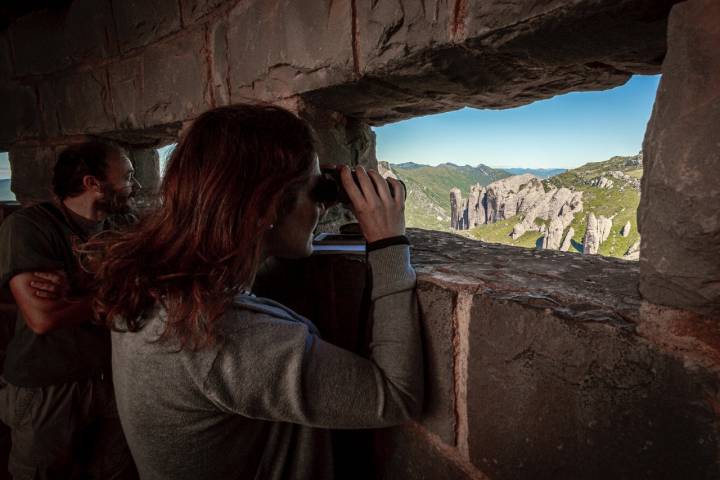 Geocaching Pre Pirineos aragonés: observando buitres