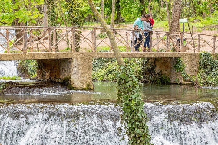 Los Vadillos son uno de los rincones más románticos del parque.