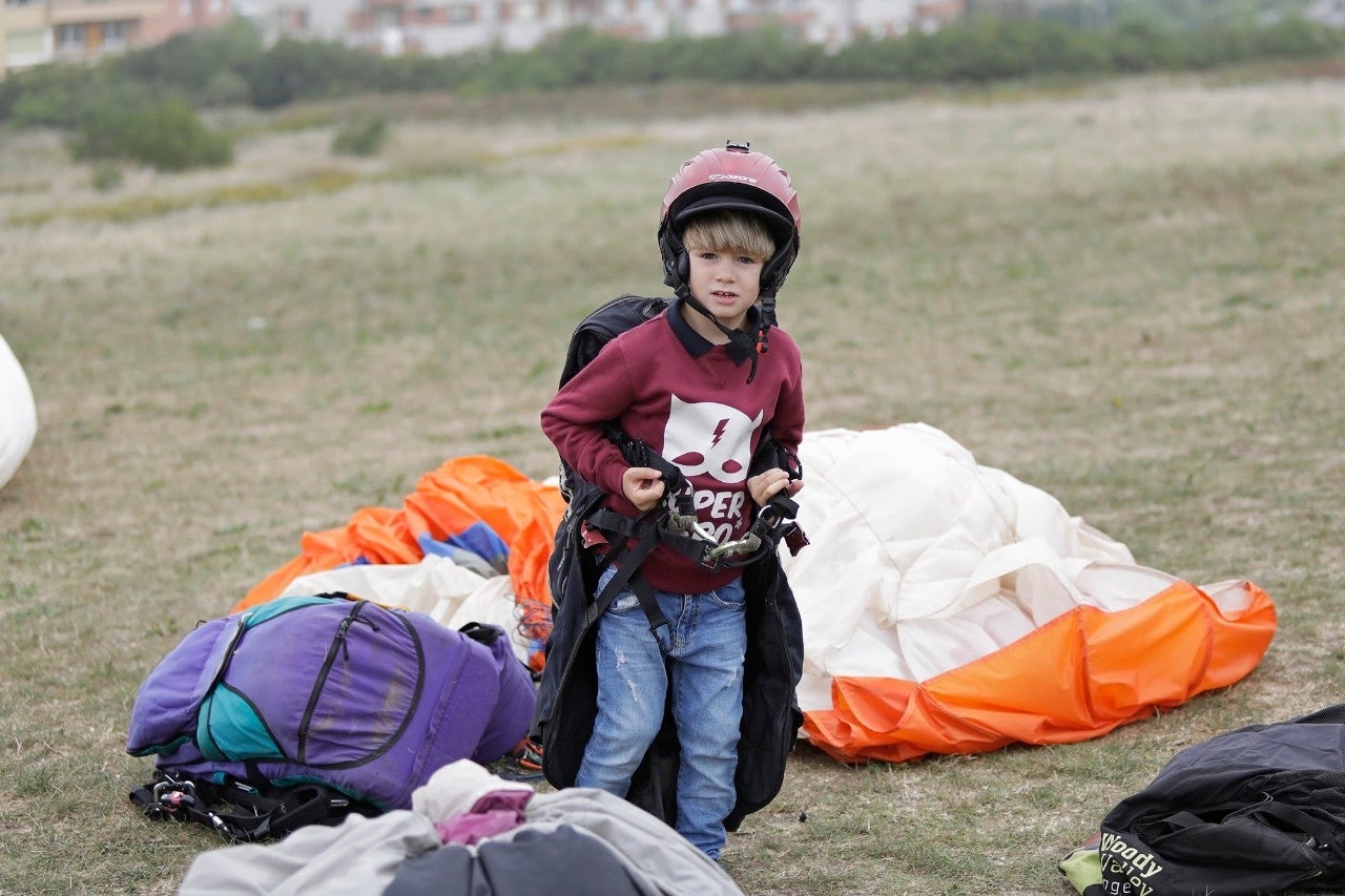 Aprendiendo a volar en familia