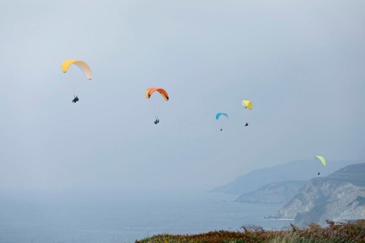 Cuando vuelas en parapente sientes que cualquier problema puede disolverse en el aire.