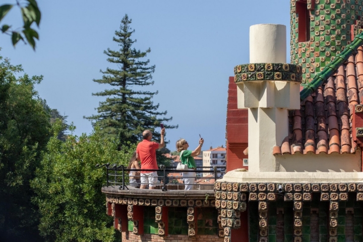 El Capricho de Gaudí en Comillas (Cantabria).