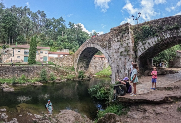 Puente mayor de Liérganes (Cantabria).