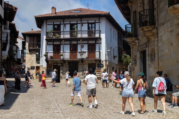 Plaza de Santilla del Mar (Cantabria).