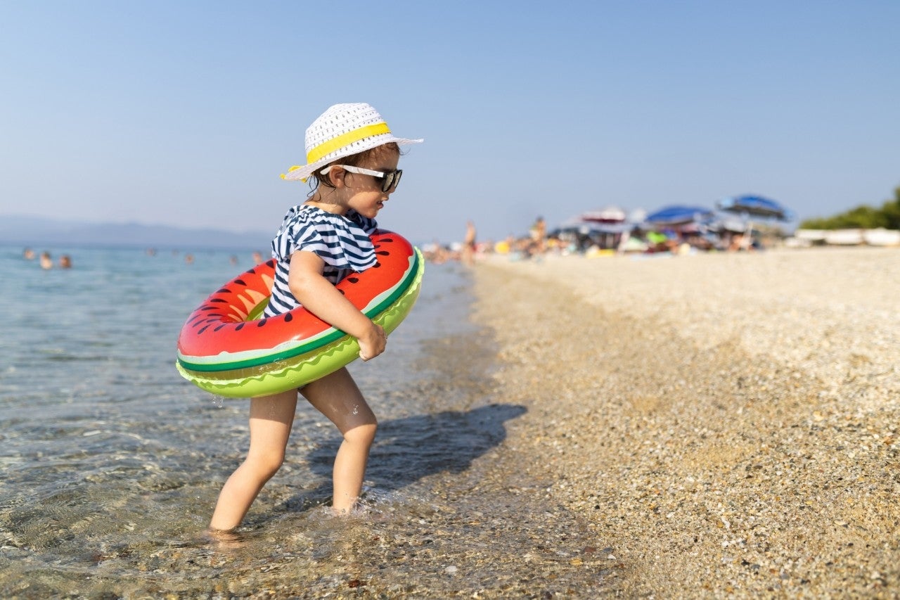 ¡A la playa en familia!