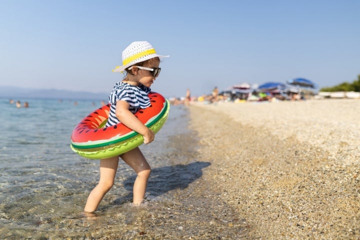¡A la playa en familia!
