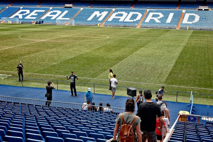 Impresiona ver el estadio desde el césped. Aún más cuando están 85.000 personas aplaudiendo o silbando tus jugadas.