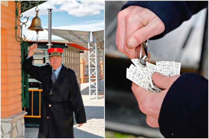 Javier, el jefe de estación, trabajó durante años como piloto de Iberia.