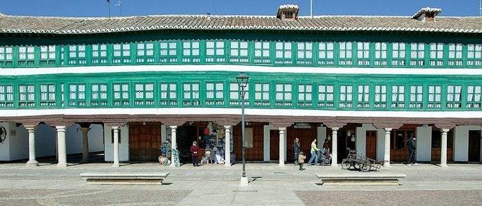 Panorámica de la Plaza Mayor de Almagro.