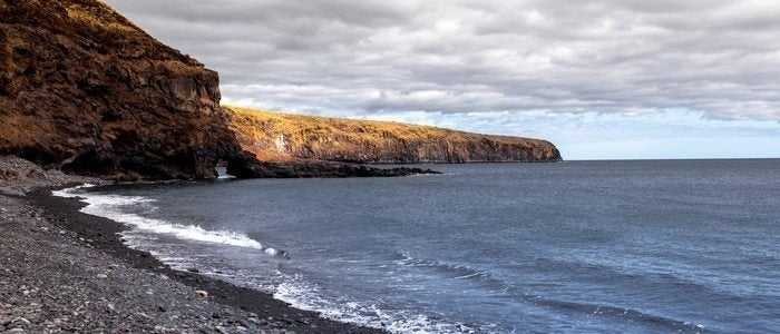 Playa en La Gomera.