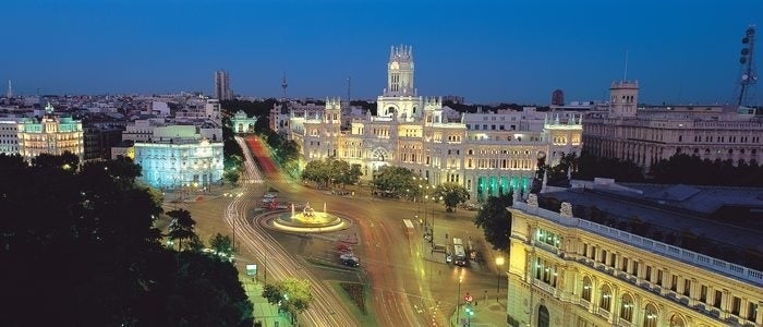 Madrid de noche. Foto: Comunidad de Madrid