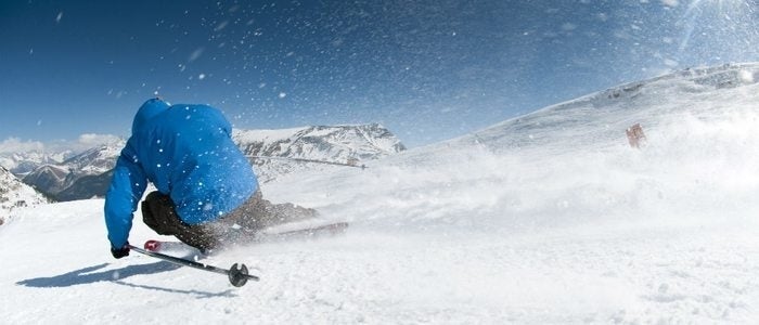 La nieve es de excelente calidad en Cerler por encontrarse a tanta altitud.