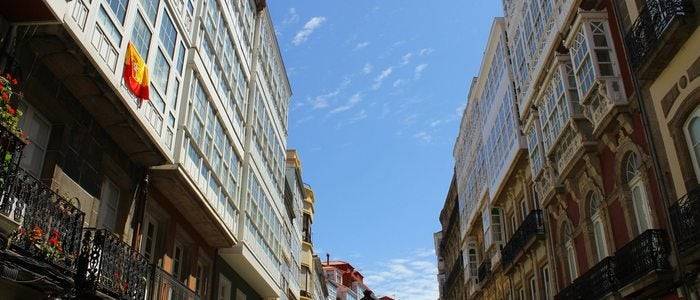 Calle Real, A Coruña. Foto: Flickr, Elentir.