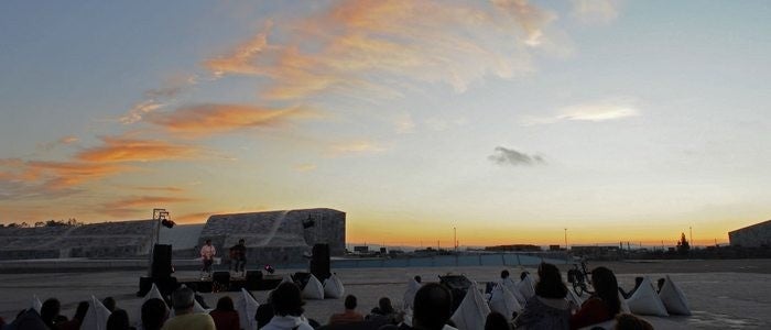 En la explanada de la Cidade da cultura también se hacen conciertos al atardecer / Flickr Teterocamonde