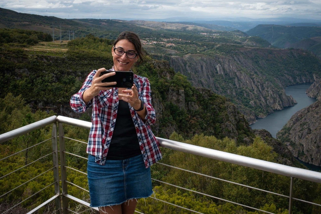 Selfie desde el Mirador de Cabezoás