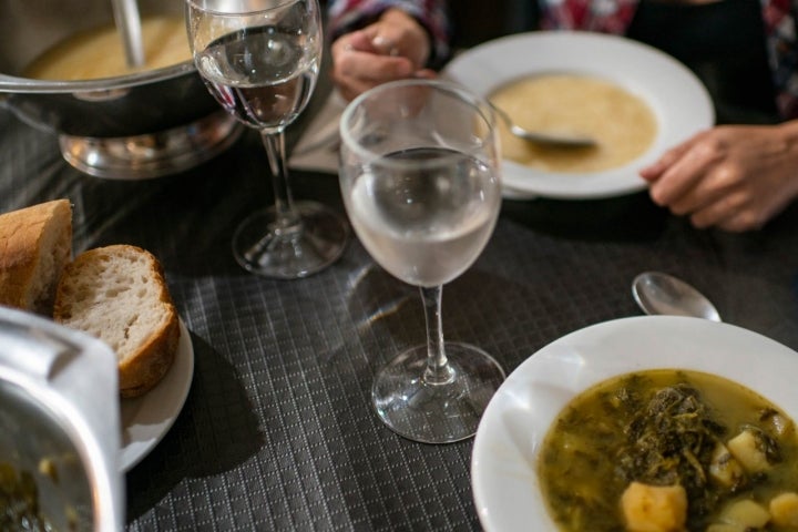 Comida en el Hostal Restaurante Valilongo