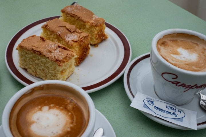 Bica amantegada, dulce típico de Castro Caldelas