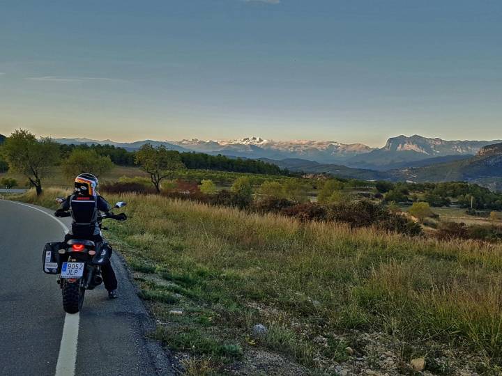 Ruta en moto por Huesca.