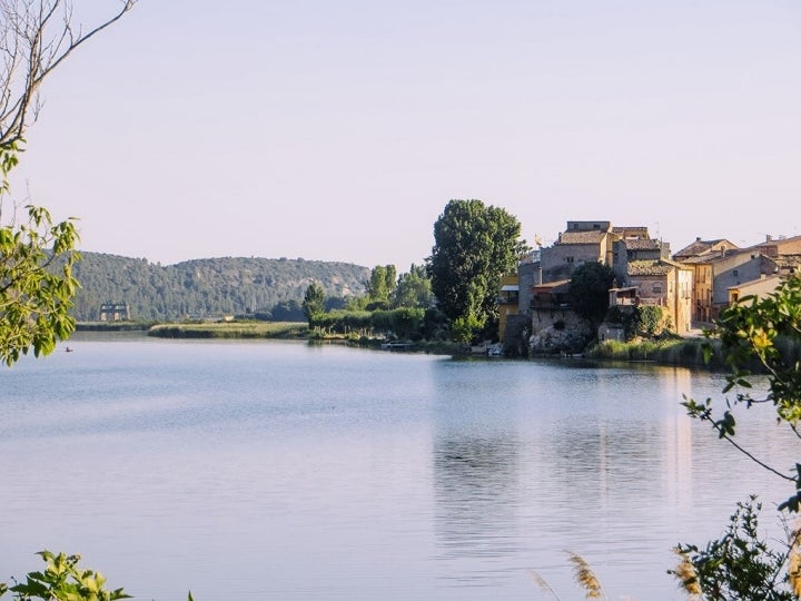 El pantano de Sant Llorenç de Montgai