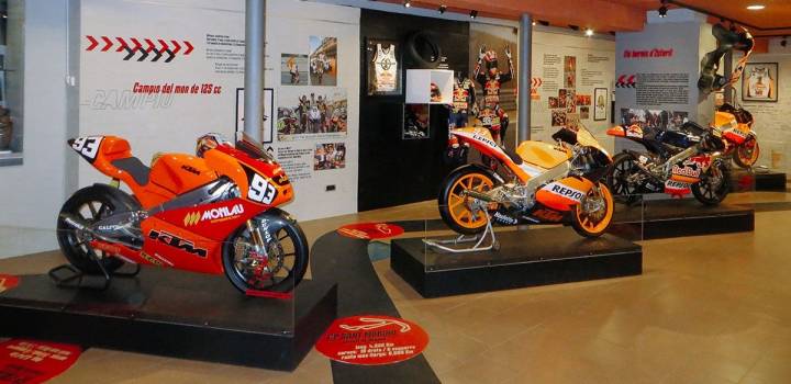 Un museo de Cervera acoge las motos de Márquez