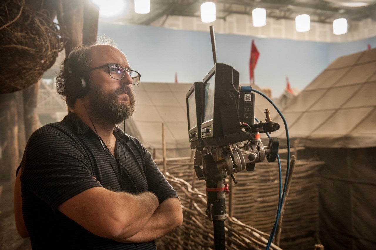 El cineasta durante el rodaje de 'Justo Antes de Cristo'. Foto: Movistar.