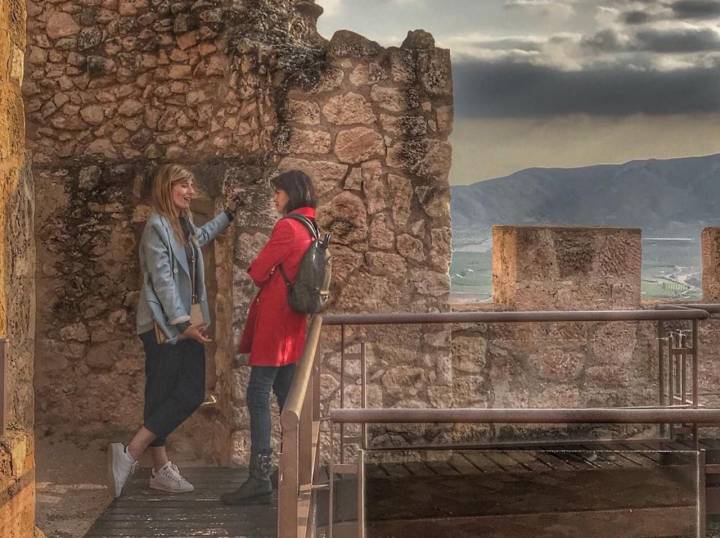Durante un viaje de amigas, de charla más visita al castillo de Jumilla, en Murcia. Fotos: Instagram.