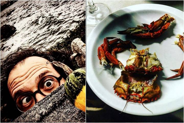 En Galicia, tierra de meigas, y a punto de hincarle el diente a este plato en Santiago de Compostela. Fotos: Instagram.