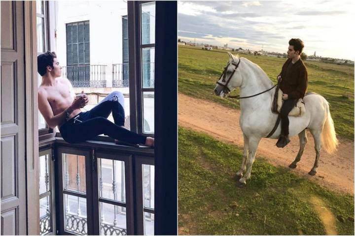 Sus giras musicales llevan a los hermanos a hacer parada en numerosos hoteles. Aunque también sacan tiempo para sus 'hobbies', como montar a caballo. Foto: Instagram.