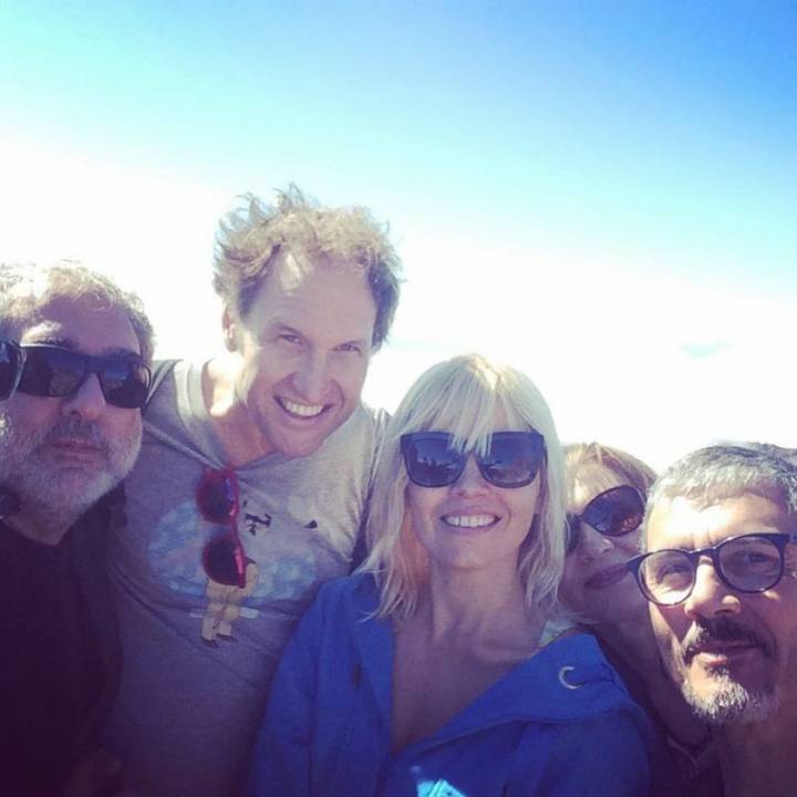 Con el equipo de trabajo en La Palma, la isla bonita. Foto: Instagram.