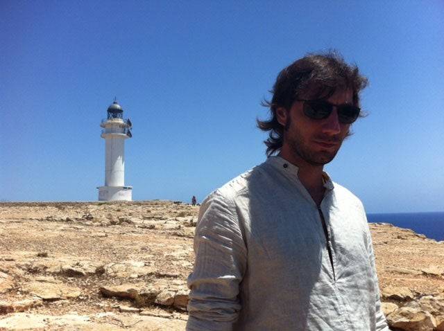 El actor guarda muy buenos recuerdos de sus viajes a Formentera. Foto: Raúl Fernández.