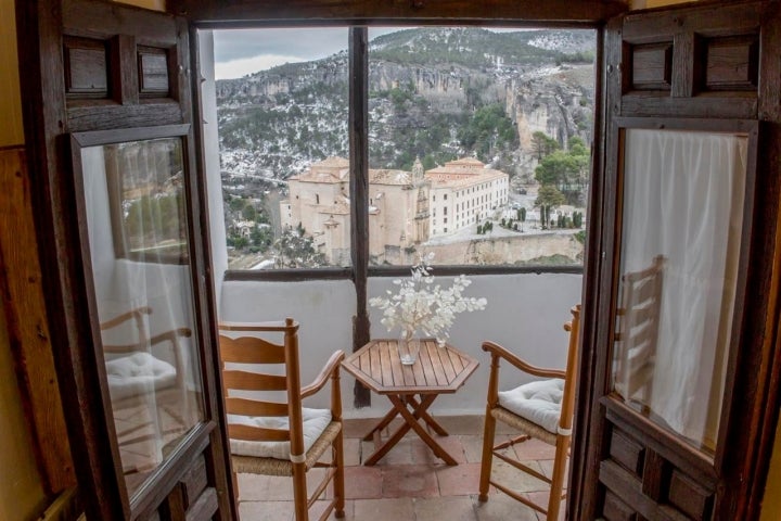 Desde las habitaciones las vistas son espectaculares. Foto: Posada de San José.