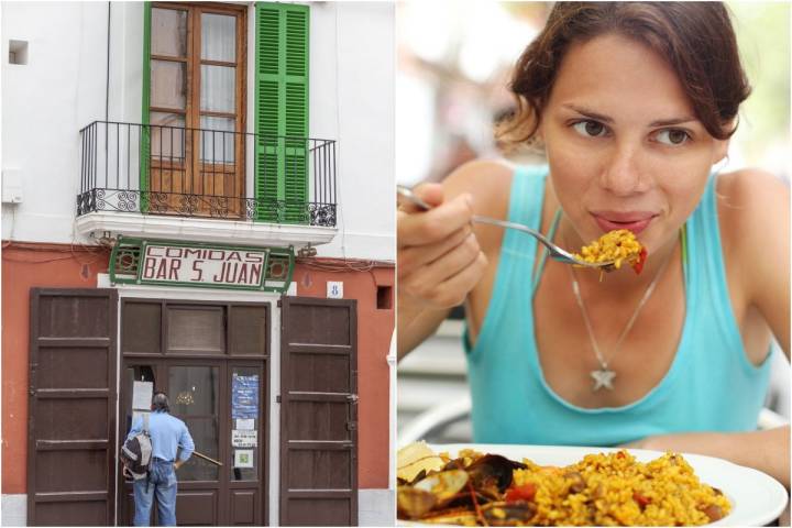 Comerse un arroz en el bar 'San Juan' es de lo más auténtico que puedes hacer en Ibiza. Fotos: Shutterstock.