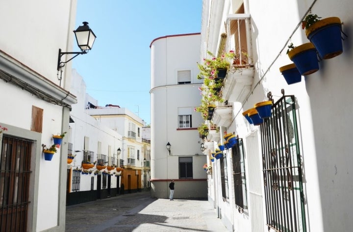 'La Plaza del Tío de la Tiza', en el corazón del barrio de La Viña. Foto: David Ibáñez / Patronato de Turismo de Cádiz.