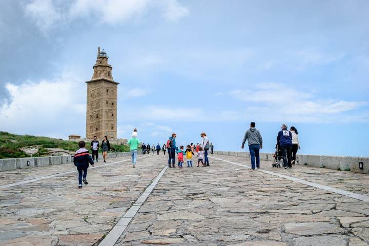 La Torre de Hércules, en La Coruña. Foto: Shutterstock