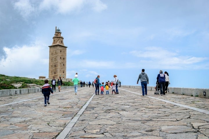 La Torre de Hércules, en La Coruña. Foto: Shutterstock