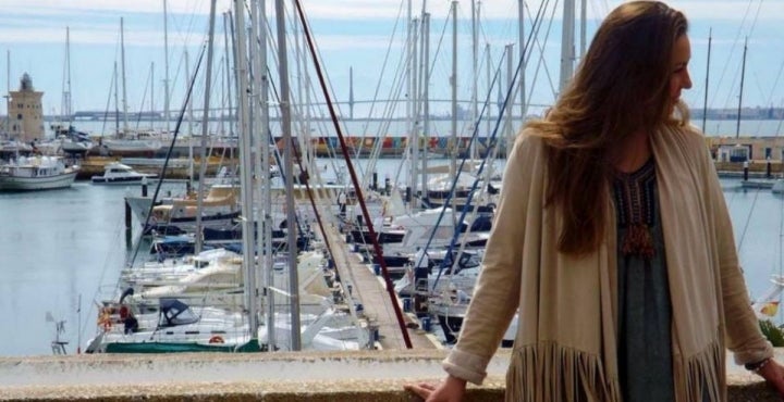 La cantante Niña Pastory en el Puerto Sherry, del Puerto de Santa María.